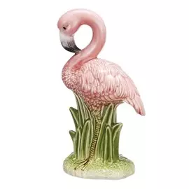 Фигурка керамическая Glasar Фламинго 14х9х24см