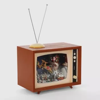 Фигурка светящаяся с музыкой Timstor телевизор 25,7х16х39 см