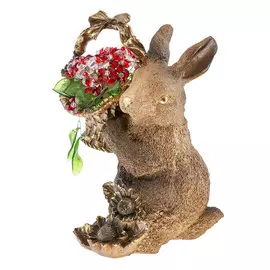Фигура Decor trade unic кролик с цветами