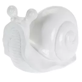 Фигура садовая Koopman garden улитка белая 42х26х35 см