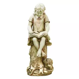 Фигура садовая Shimmer arts Девочка с книгой 40х33х90 см