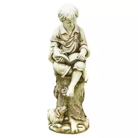 Фигура садовая Shimmer arts Мальчик с книгой 31х31х91 см