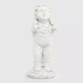 Фигура садовая Shimmer arts Поцелуй девочка 20х19х48 см