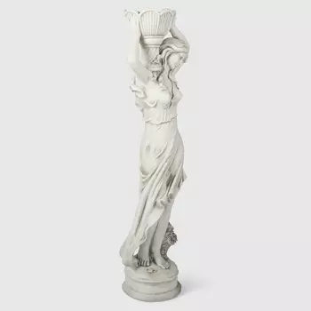 Фигура садовая Shimmer Arts Shimmer Arts Девушка с кашпо 46х56х180 см