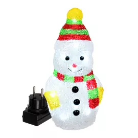 Фигура светодиодная Vegas Снеговик 10,5х20 см 16 холодных LED