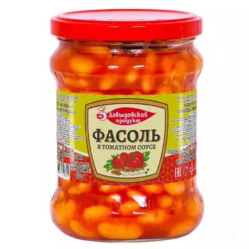 Фасоль Давыдовский продукт в томатном соусе, 470 г