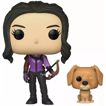 Фигурка Funko POP! Bobble Marvel Hawkeye Kate Bishop w/Lucky the Pizza Dog