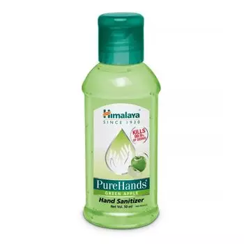 Антисептический гель для рук с Яблоком (50 мл), Hand Sanitizer, произв. Himalaya