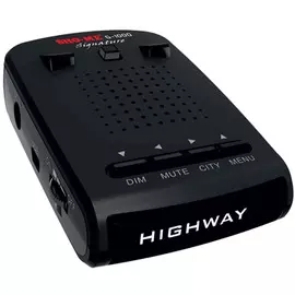 Радар-детектор Sho-me G-1000 Signature Т0000002653 GPS приемник, OLED дисплей с белой подсветкой, обнаружение лазера 360°, чёрный