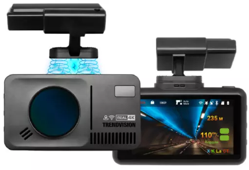Радар-детектор TrendVision DriveCam Real 4K (TVDCR4K) (УЦЕНЕННЫЙ) Signature с видеорегистратором