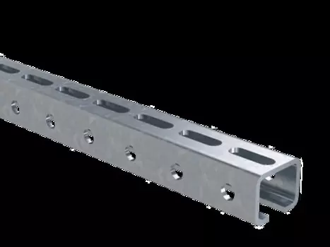 Профиль С-образный DKC BPV4110HDZ 41х41 мм, длина 1000 мм, толщ. 2,0 мм, горячеоцинкованный, "B5 Combitech"