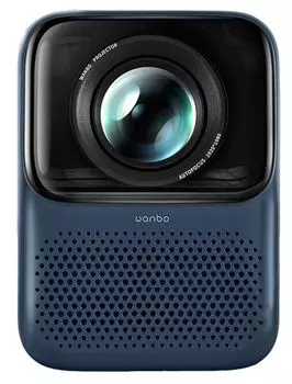 Проектор Wanbo T2 Max New 6970885350351 портативный, обновлённая версия, Android 9.0, 1+16G, 1080P, 4К декодирование, EU, тёмно-синий