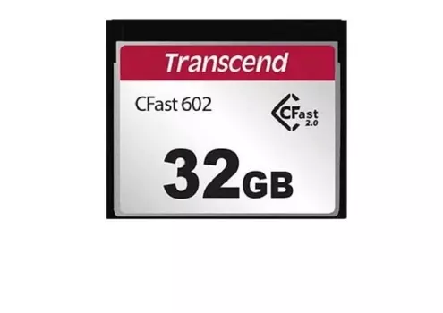 Карта памяти 32GB Transcend TS32GCFX602 Cfast 2.0, 350Mb/s/500 Mb/s , чёрный