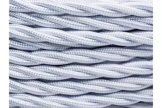 Провод Bironi B1-434-071-50 витой, 3*1,5, цвет белый глянец, упак 50 м