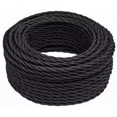 Провод Bironi B1-435-73 B1-435-73-50 витой, 3x2,5 цвет чёрный