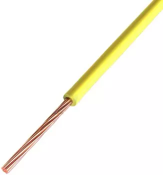 Провод Rexant 01-6502-1 ПГВА 1х0.75 мм, Cu, желтый, бухта 200 м