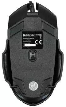Проводная оптическая мышь Defender Host MB-982 52982 7цветов,1000 dpi,черный