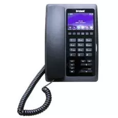 Проводной IP-телефон D-link DPH-200SE/F1A с цветным дисплеем, 1хLAN 10/100Base-TX, 1хWAN 10/100Base-