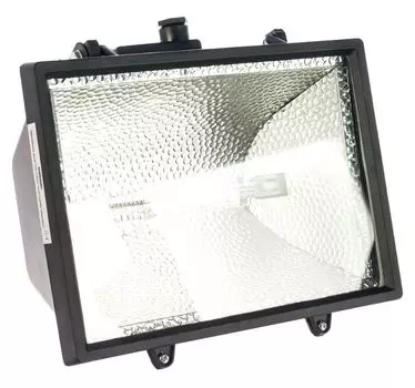 Прожектор IEK LPI01-1-1000-K02 ИО1000 галоген. черный IP54