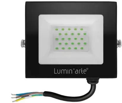 Прожектор светодиодный Lumin'arte LFL-30W/07 30Вт Зеленый цвет свечения IP65