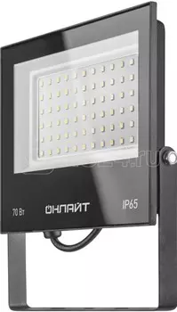 Прожектор светодиодный ОНЛАЙТ 61950 OFL-70-6K-BL-IP65-LED 70Вт 6000К IP65 5600лм черный