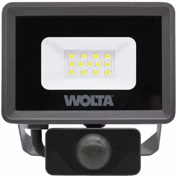 Прожектор светодиодный WOLTA WFL-10W/06S 10Вт 5700K IP65 с Датчиком