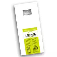 Пружина Fellowes LA-78674 пластиковая Lamirel, 14 мм, белый, 100шт