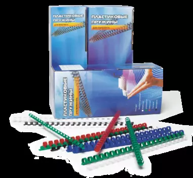 Пружина Office Kit 20204734-100 Пластиковая, 19 мм, красная,100шт.