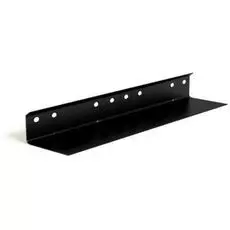 Профиль Hyperline TGB2-650-RAL9004 горизонтальный монтажный , длиной 650 мм, для шкафов с глубиной 1000-1200 мм, цвет черный (RAL 9004) (для шкафов се