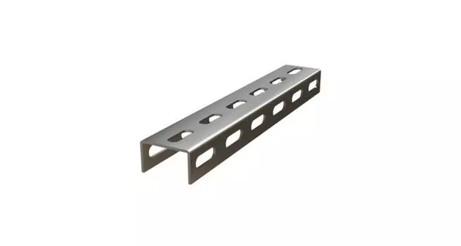 Профиль Hyperline TMS-NPS-1-50-30-3000-2,5-SZ перфорированный П-образный средний 50х30х3000-2,5 мм