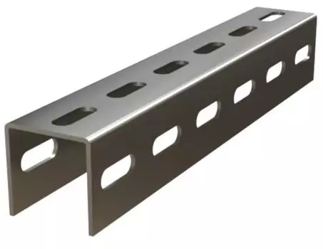 Профиль Hyperline TMS-RPS-2-50-50-2000-2,5-SZ перфорированный П-образный усиленный 50х50х2000-2,5 мм