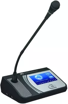 Микрофон ITC TS-0203 микрофонная консоль председателя, сенсорный экран 4,3", чип карта, именная табличка, шт