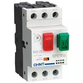 Автоматический выключатель для защиты двигателя CHINT 495077 NS2-25, 1-1.6А (R)