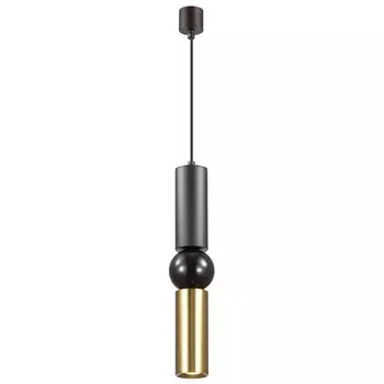 Светильник подвесной Odeon Light Sakra 4074/5L черный/золото GU10 1х50W 220V