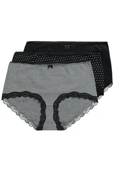 Трусы Ulla Popken Panty, черный