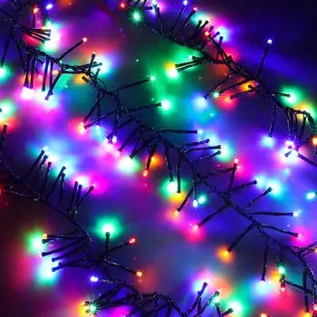 СНОУ БУМ Гирлянда электр. мишура 288 LED, 3м, мультицвет, 8 реж, ПВХ.провод, 220В