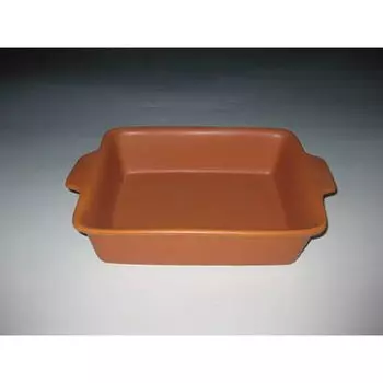СЛАВЯНА Форма для запекания прямоугольная с ручками, керамика, 20,7х17,5х8см, Sweet Home, 9003-24.5-
