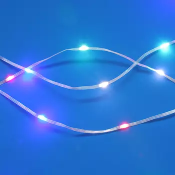 СНОУ БУМ Гирлянда эл. нить "Звездный трек" 10м,100LED Extra*мульти, 8 реж., ПВХ прозр, 220В, НВ