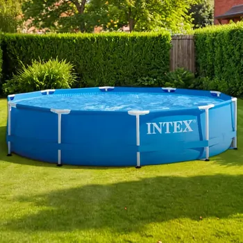 Бассейн каркасный круглый Intex Metal Frame 28200NP 305x305x76 см 4485 л
