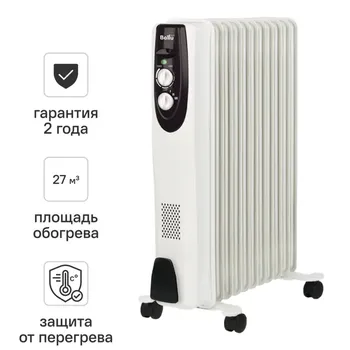 Обогреватель масляный Ballu Classic с механическим термостатом 2200 Вт
