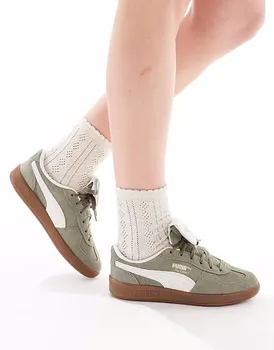 Кроссовки Puma Palermo Premium зеленого цвета