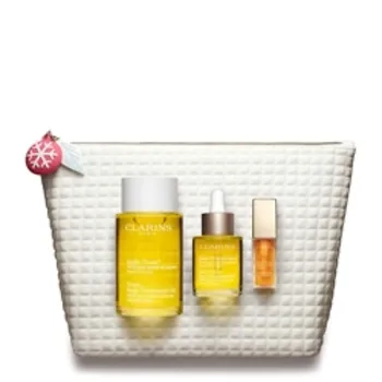 CLARINS Набор косметических масел для лица и тела