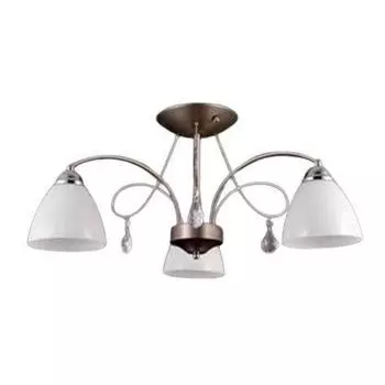 Потолочная люстра Elvan LU-38381/3-E14-Si+Wh