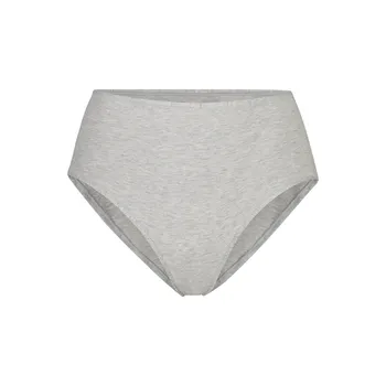 Трусы SKIMS Cotton Jersey, цвет Light Heather Grey