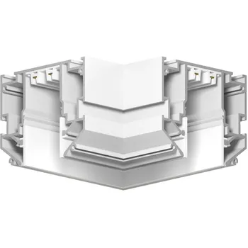 Угловой элемент 90° Smart One TR2026-WH трека алюминий, белый Denkirs