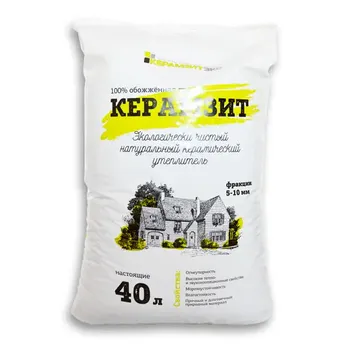 Керамзит фракция 5-10 мм 40 л