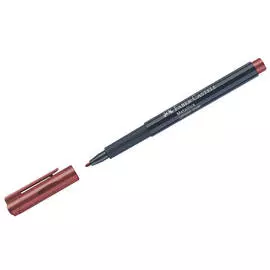 Маркер для декорирования Faber-Castell "Metallics" 1,5 мм, пулевидный, малиновый металлик
