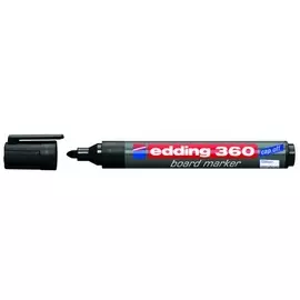 Маркер для доски Edding "360" 1,5-3 мм с круглым наконечником, черный