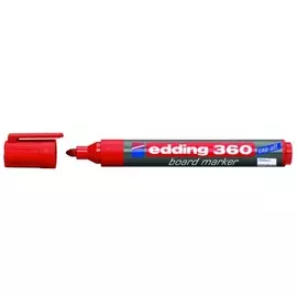 Маркер для доски Edding "360" 1,5-3 мм с круглым наконечником, красный