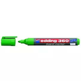 Маркер для доски Edding "360" 1,5-3 мм с круглым наконечником, зеленый